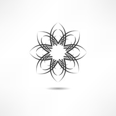 Ñalligraphic design element