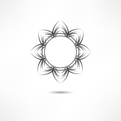 Ñalligraphic design element