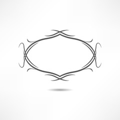 Ñalligraphic design element