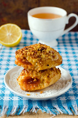Cookies with apricot jam