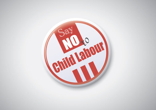 Say No To Child Labour - Button Badge