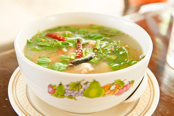 delicious thai food style / tomyum .