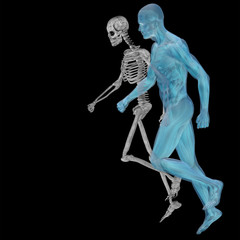 High resolution conceptual human for anatomy,medicine and health