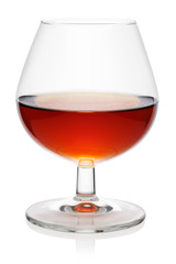 Glass of cognac.