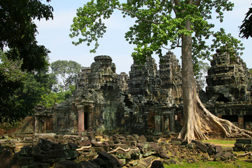 Obraz premium Banteay Kdei temple in Angkor complex, Cambodia