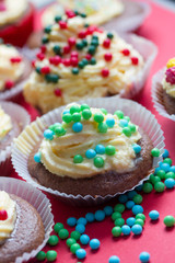 colorful sugar tartlets