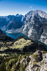 Blick vom Jenner auf den Königssee