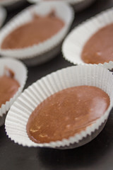 raw chocolate tartlets