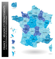France - Régions et Départements