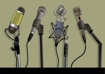 a variety of microphone