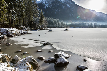 Hintersee im Winter