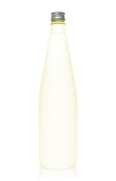 Isolated yellow water bottle