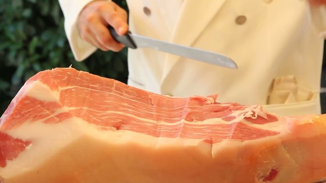 slice the ham