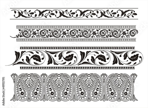 "paisley floral pattern, textile , Rajasthan, royal India" Stock image ...