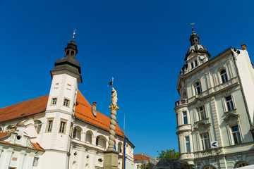 Fototapeta na wymiar Widok na miasto w Mariborze