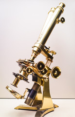 antique microscope
