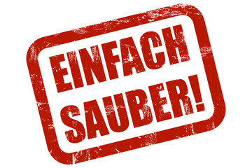 Grunge Stempel rot EINFACH SAUBER