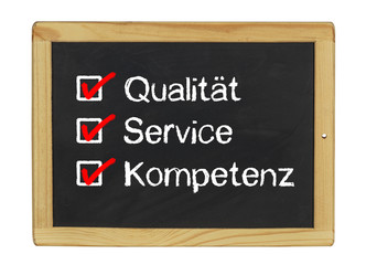 Obraz premium Qualität, Service und Kompetenz