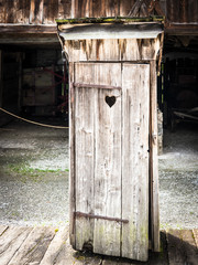 old outhouse