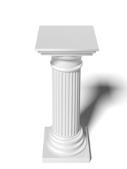 Close up of column