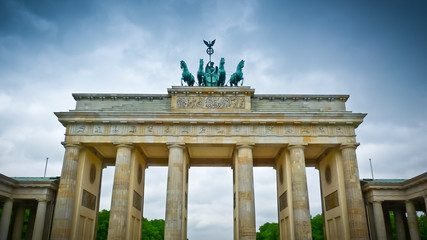 Brandenburg gate front