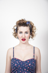 portrait of pin-up girl