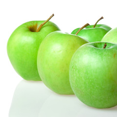 green apples