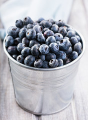 Fresh blueberries