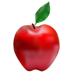 red apple