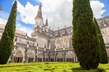 Royal cloister of Batalha monastery, Portugal