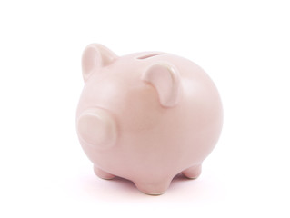 Piggy bank with clipping path