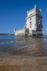 Fototapeta na wymiar Wieża Belém, Lizbona, Portugalia