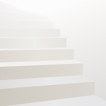 escalier blanc