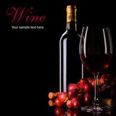 Obraz premium red wine