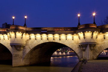 Fototapeta premium Pont Neuf, Paris, Ile de France, France