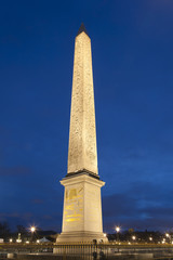 Obelisk of Luxor, Concordia square, Paris, France