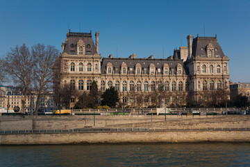 Fototapeta na wymiar City council of Paris, Ile de France, France