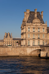 Fototapeta na wymiar Louvre museum, Paris, Ile de France, France