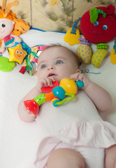 baby with toys