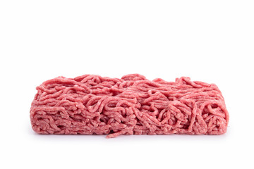 Obraz premium isolated minced beef