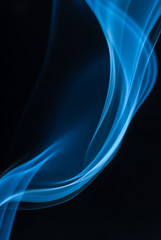 Color of smoke in the white background