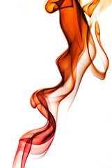 Color of smoke in the white background