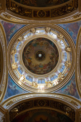 Fototapeta na wymiar St. Isaac's Cathedral, the ceiling