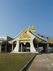 Fototapeta premium Facade of the third Thai Lao friendship bridge immigration offic