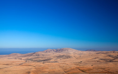 Fuerteventura, view from Tindaya