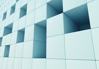 hole box building concept background