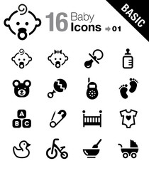 Basic - Baby icons © sharpnose
