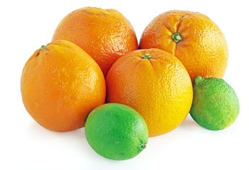 oranges and limes