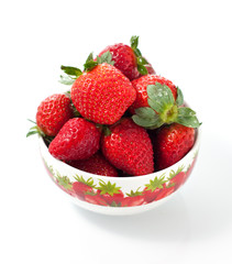 Fresh red strawberries