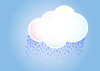 cloud binary rain